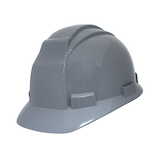 Workhorse CSA Type 1 Hard Hat - Grey Front_Three_Fourths_Angled_Left