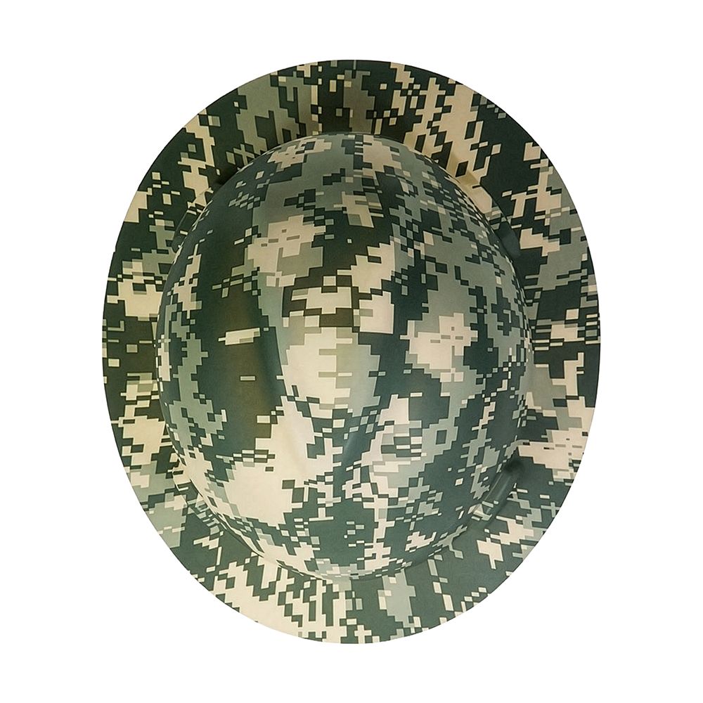 Casque de protection à bord large à motif camouflage, V-Gard, MSA
