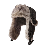 WindRiver Wool Plaid Aviator Hat Front_Angled_Left