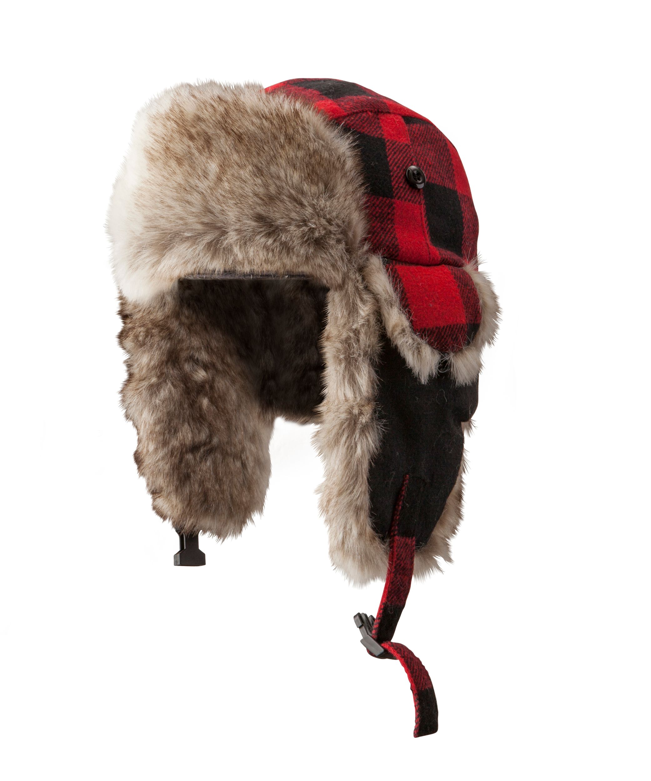 WindRiver Wool Plaid Aviator Hat Mark's