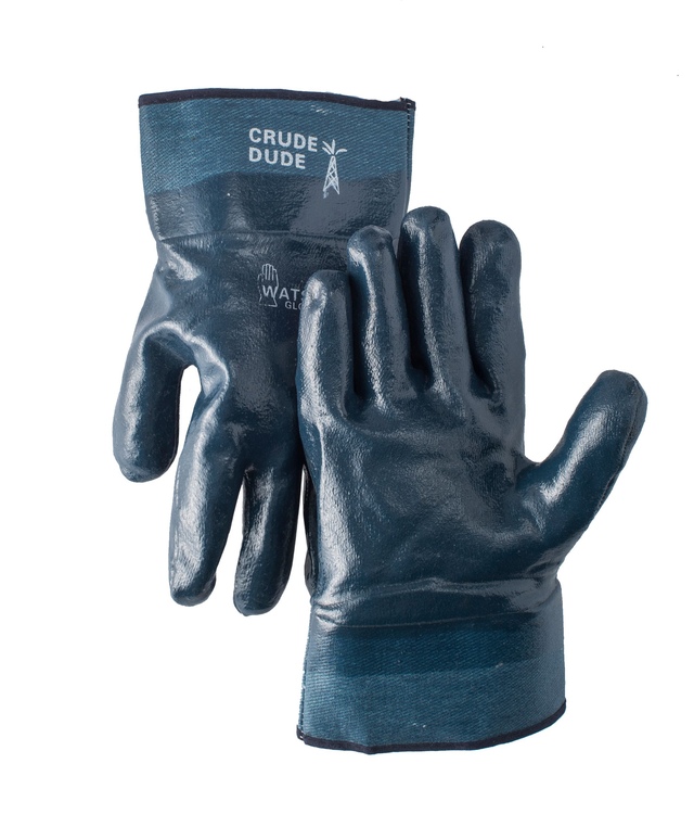 Dakota WorkPro Series Unisex 6-Pack Heavy Duty Nitrile Coating Slip-On Safety Cuff Oil Boss Gloves Composite_or_Mixed