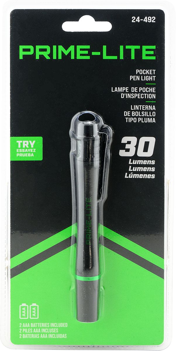 Lampe-stylo de poche Prime-Lite, 70&nbsp;lumens Front_Flat