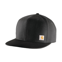 Carhartt Men's Firm Cotton Duck Flat Brim Cap Front_Angled_Left