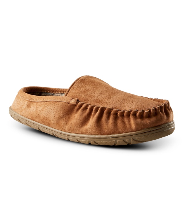 Pantoufles mules en suède pour hommes