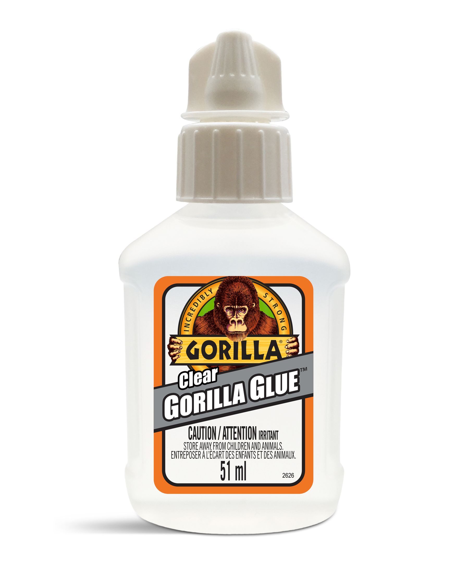 Gorilla – Colle, Gorilla – Super colle, Gorilla – Colle transparente en  Stock - ULINE.ca