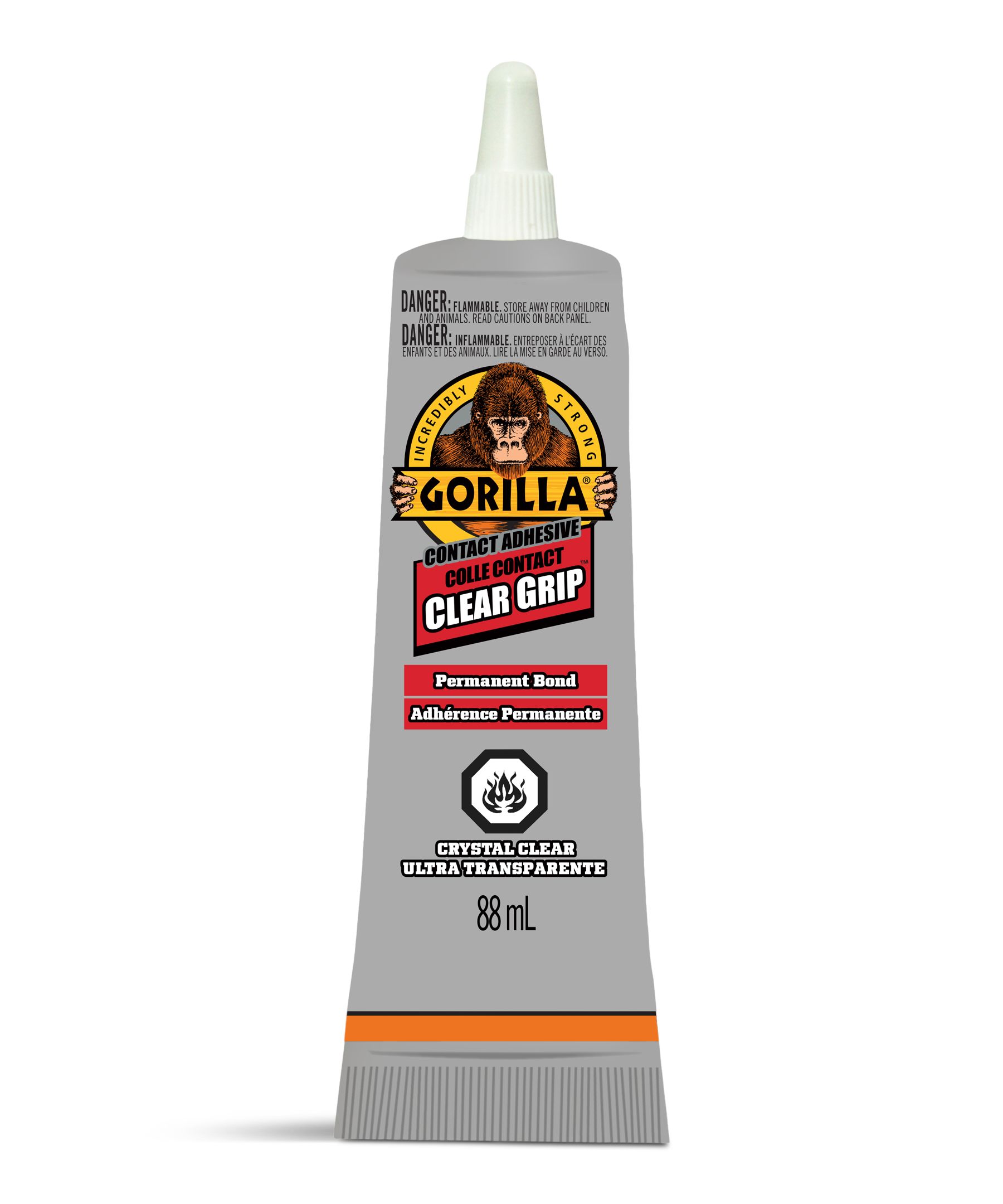 Colle Clear Grip Gorilla Glue, 88 ml