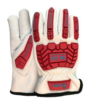 Gants de conduite Watson Gloves en peau de chèvre doublés, résistants aux coupures, classification Ansi A5, Van Goat