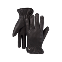 WindRiver Men's Deerskin T-Max Insulation Winter Gloves - Black Composite_or_Mixed