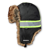Dakota Workpro Series Chapeau aviateur haute visibilité en fourrure avec T-Max pour hommes Side_Left