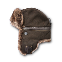 WindRiver Men's Canvas Aviator Hat Side_Left