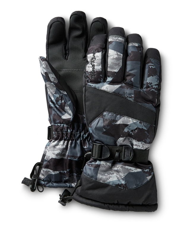 WindRiver Men's Waterproof Winter Ski Gloves Marks