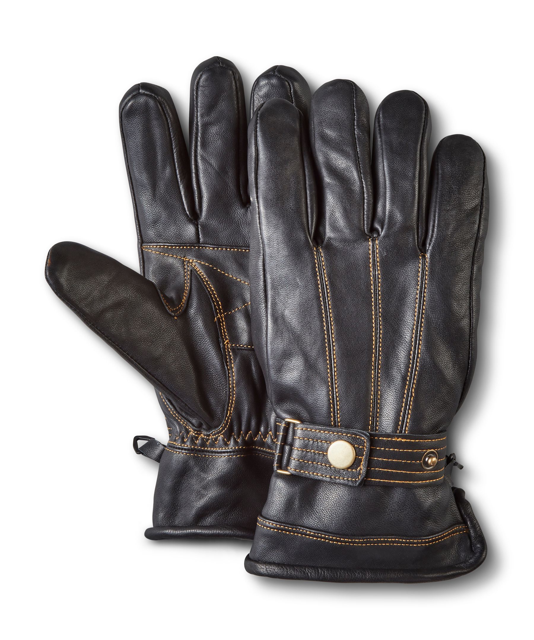 Gants en cuir WindRiver avec poignet en tricot pour hommes