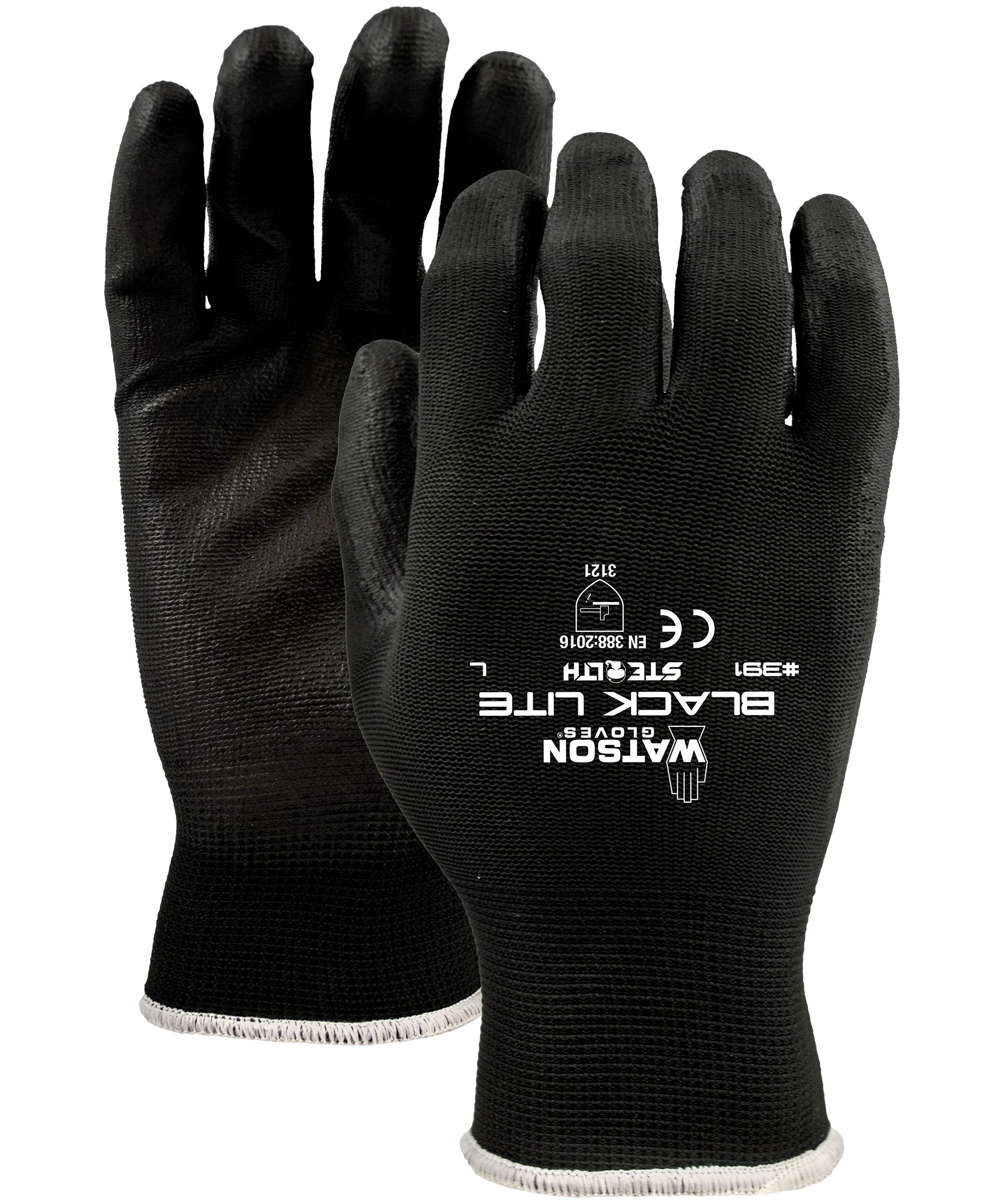 Watson Gloves Men's Lightweight Polyurethane Coated Nylon Gloves 12 ...