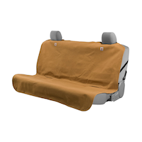 Carhartt Dog and Pet Water Repellent Coverall Bench Seat Cover - Black Front_Angled_Left