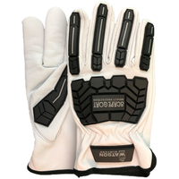 Watson Gloves Scape Goat Camionneur Cuir Chèvre Sans Doublure Avec Tpr pour hommes Composite_or_Mixed