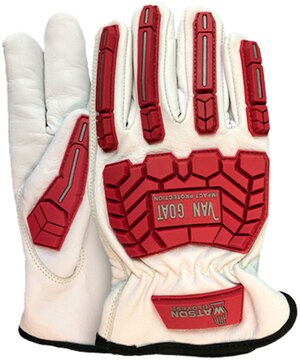 Gants de conduite Watson Gloves en peau de chèvre avec caoutchouc thermoplastique et à résistance aux coupures Ansi A5
