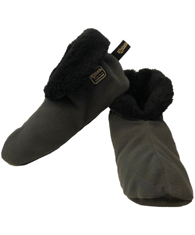 Watson Gloves Men's Fleece Navidad Slippers Marks