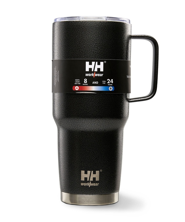 Grosse tasse Helly Hansen Workwear 887 ml en acier inoxydable pour liquides chauds ou froids Front_Flat