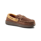 WindRiver Men's Faux Suede Mule With Sherpa Lining Slippers - Tan/Brown