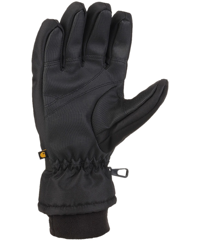 Carhartt Men's Waterproof Ultra Soft Insulation Fast Dry Winter Work Gloves Dark Grey Black