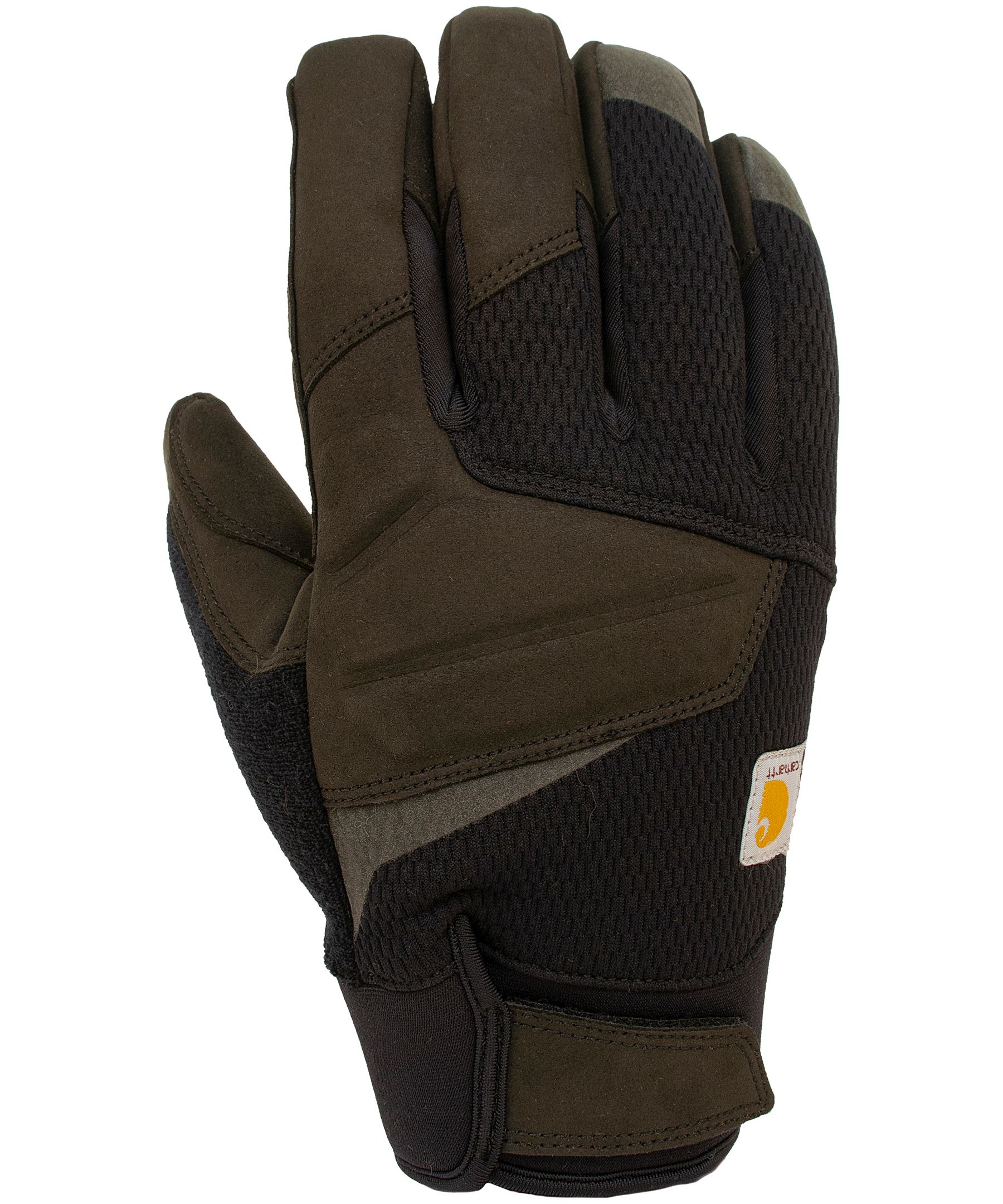 Carhartt Men's Wind Fighter Ultra Soft Lining Windproof Fast Dry Work Gloves - Black
