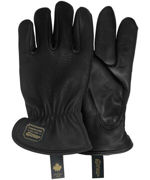 La Duchesse Pour Hiver, Gant En Peau De Cerf Couleur Noir Pour Femmes - EN LIGNE SEULEMENT