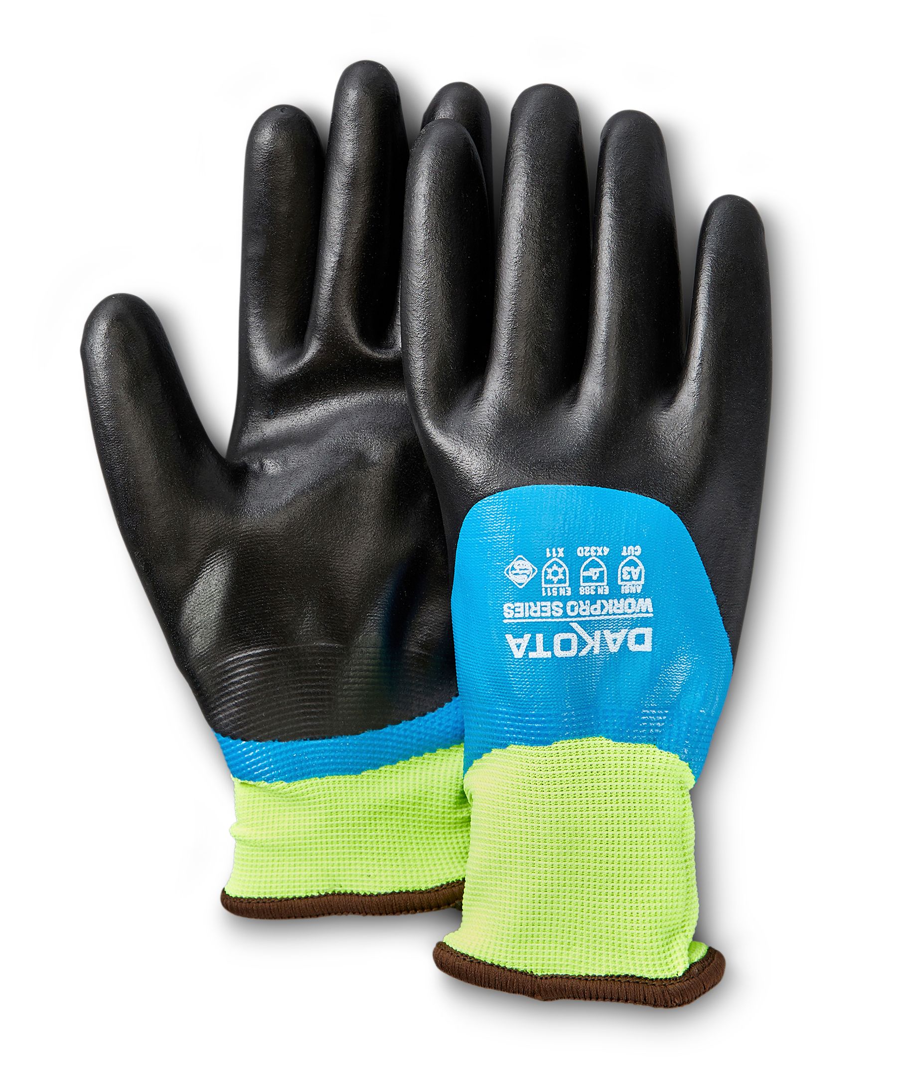 Dakota Workpro Series Men's Double Micro Latex Dipped Gloves