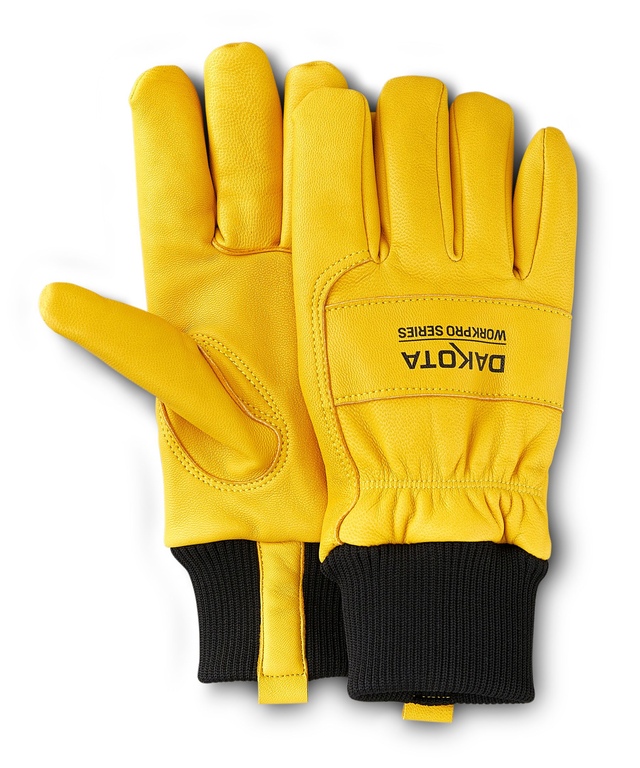 Dakota Workpro Series Men's Goatskin T-Max Gloves - Gold
