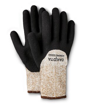 Gants doublés avec revers et enduit à la paume, Dakota Workpro Series, paquet de 2 paires