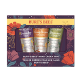 Burts Bees Ensemble cadeau de crème pour les mains hypoallergique à ingrédients naturels, paquet de 3 Front_Flat