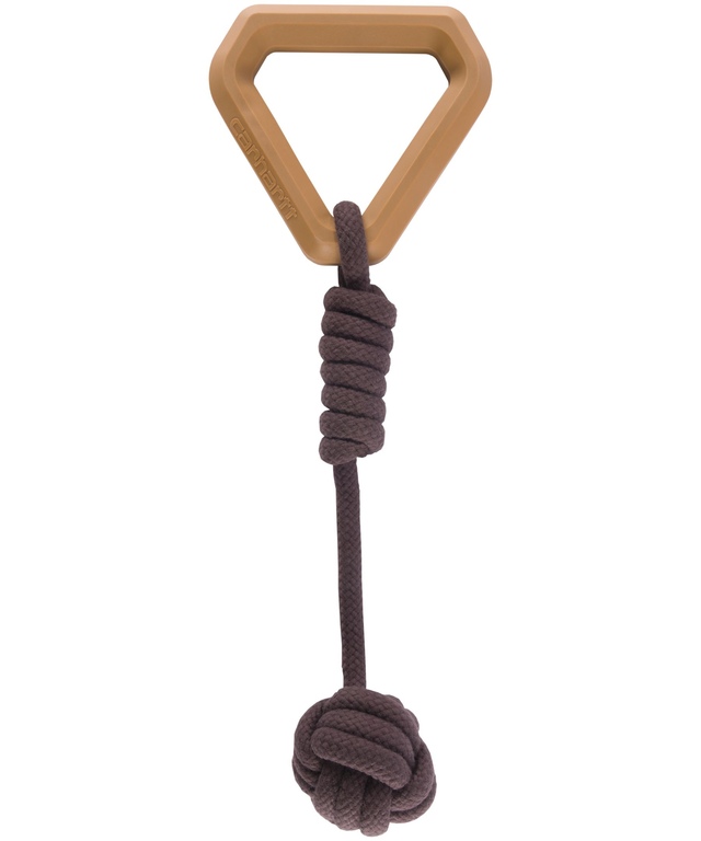 Jouet souque à la corde avec poignée en caoutchouc, Carhartt Front_Flat