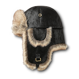 Chapeau aviateur en faux suède, WindRiver Side_Left