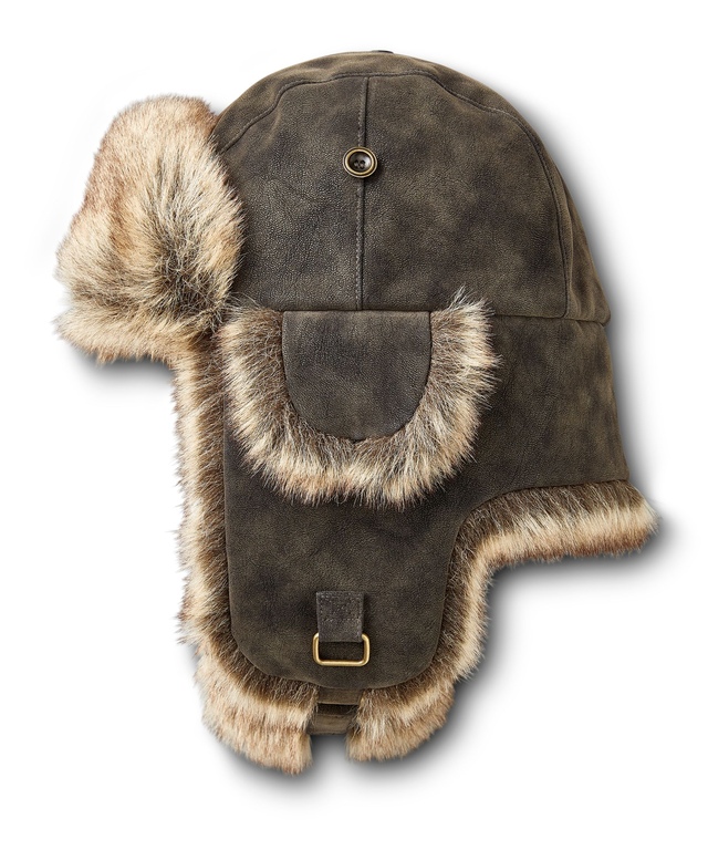 Chapeau aviateur en faux suède, WindRiver