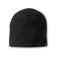 WindRiver Mens' T-Max Fleece Contoured Fit Beanie - Black Front_Flat