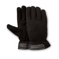 Gants T-Max en peau de daim fendue avec boutons-pression pour hommes~ WindRiver
