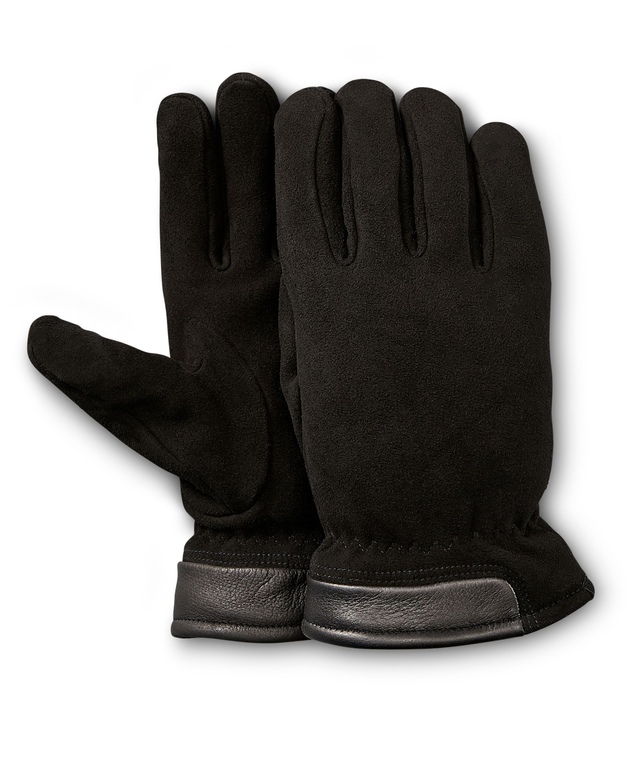 Gants T-Max en peau de daim fendue avec boutons-pression pour hommes, WindRiver