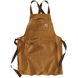 Tablier pleine longueur à poche sur le plastron, Carhartt Front_Flat