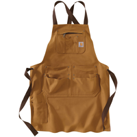 Tablier pleine longueur à poche sur le plastron, Carhartt Front_Flat