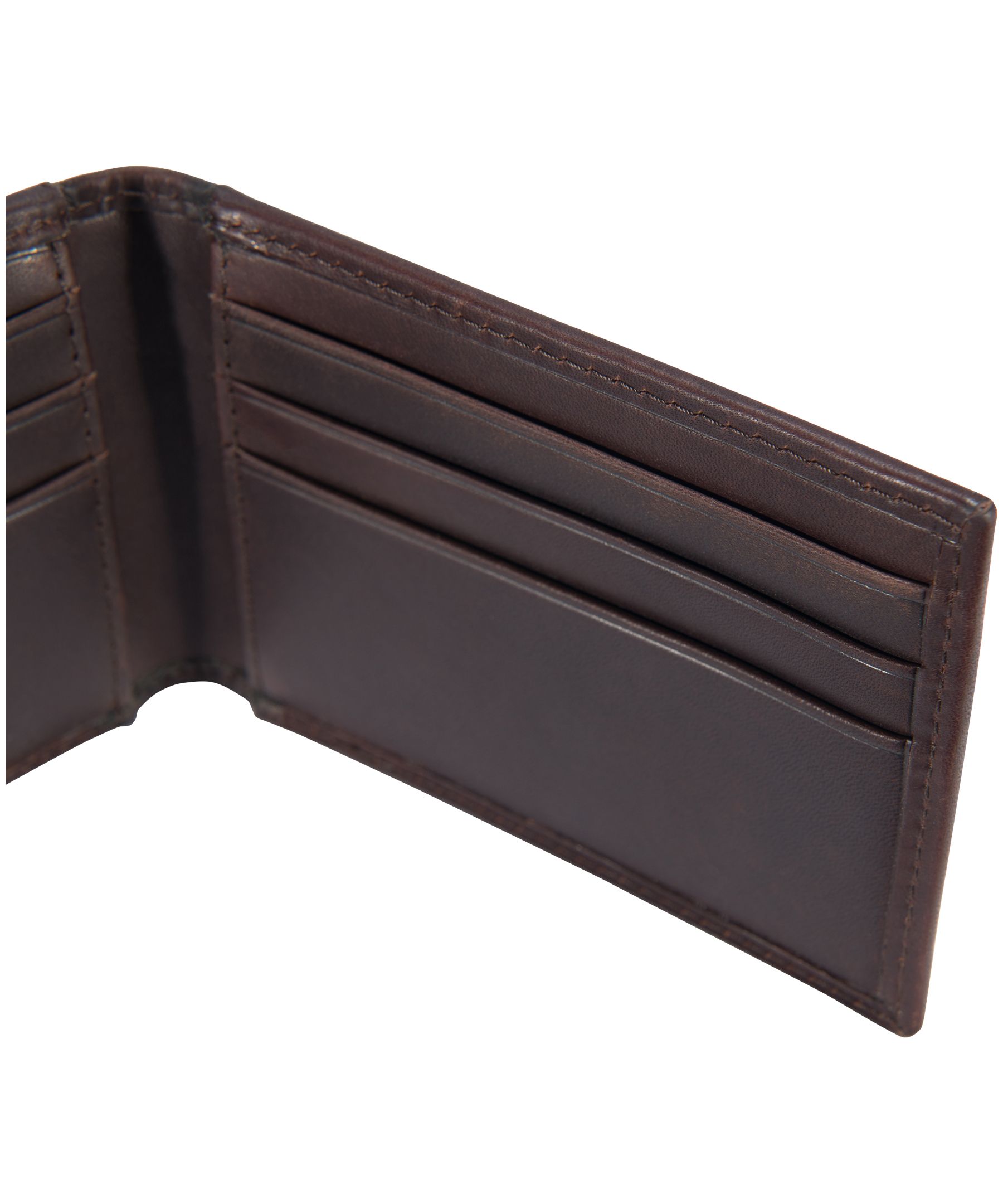 Portefeuille magnétique en cuir huilé et tanné avec attache magnétique pour devises et pochette frontale pour hommes, Carhartt CloseUp