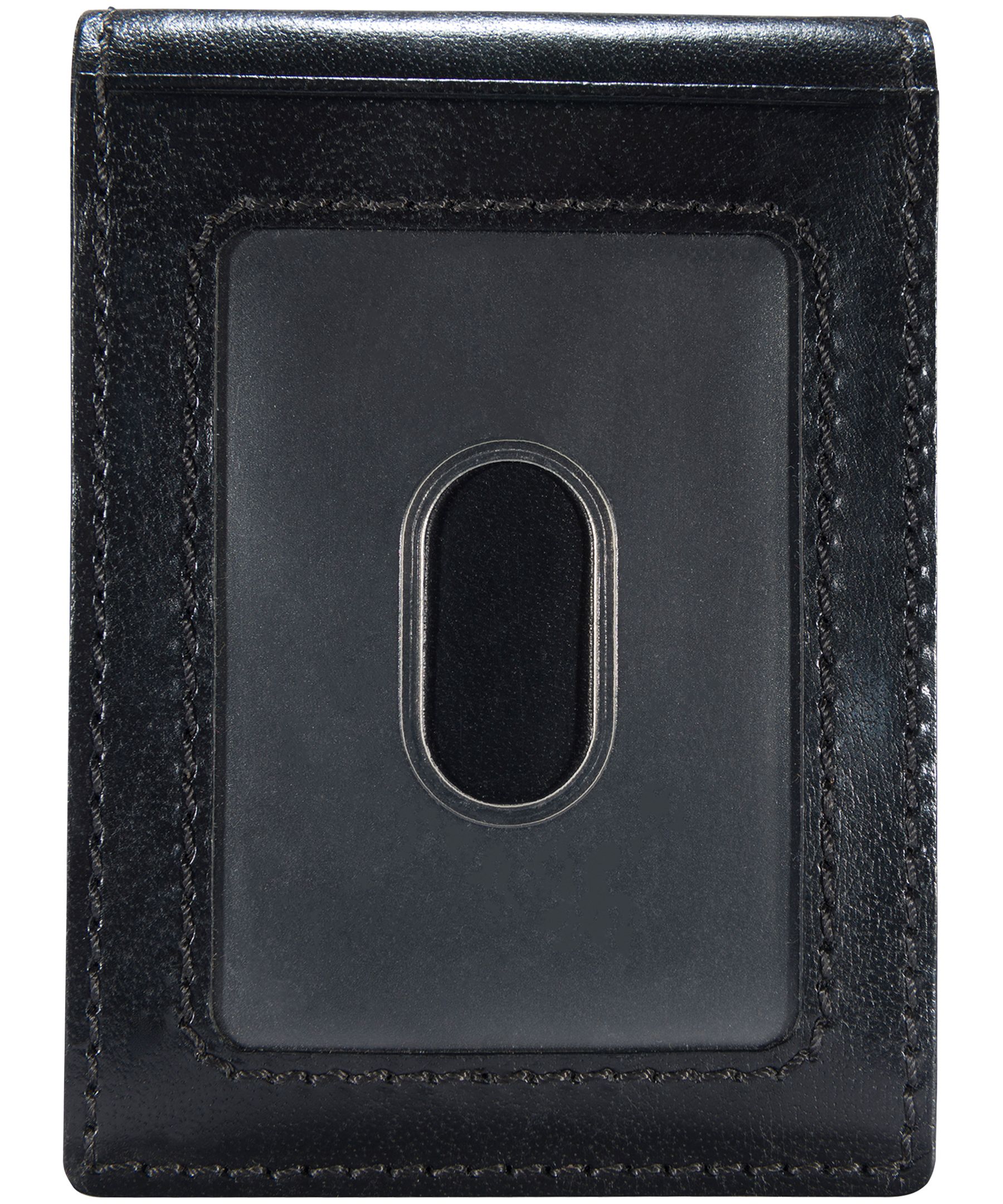 Portefeuille en cuir tanné poli robuste avec fentes pour six cartes et pochette frontale pour hommes, Carhartt, brun pâle