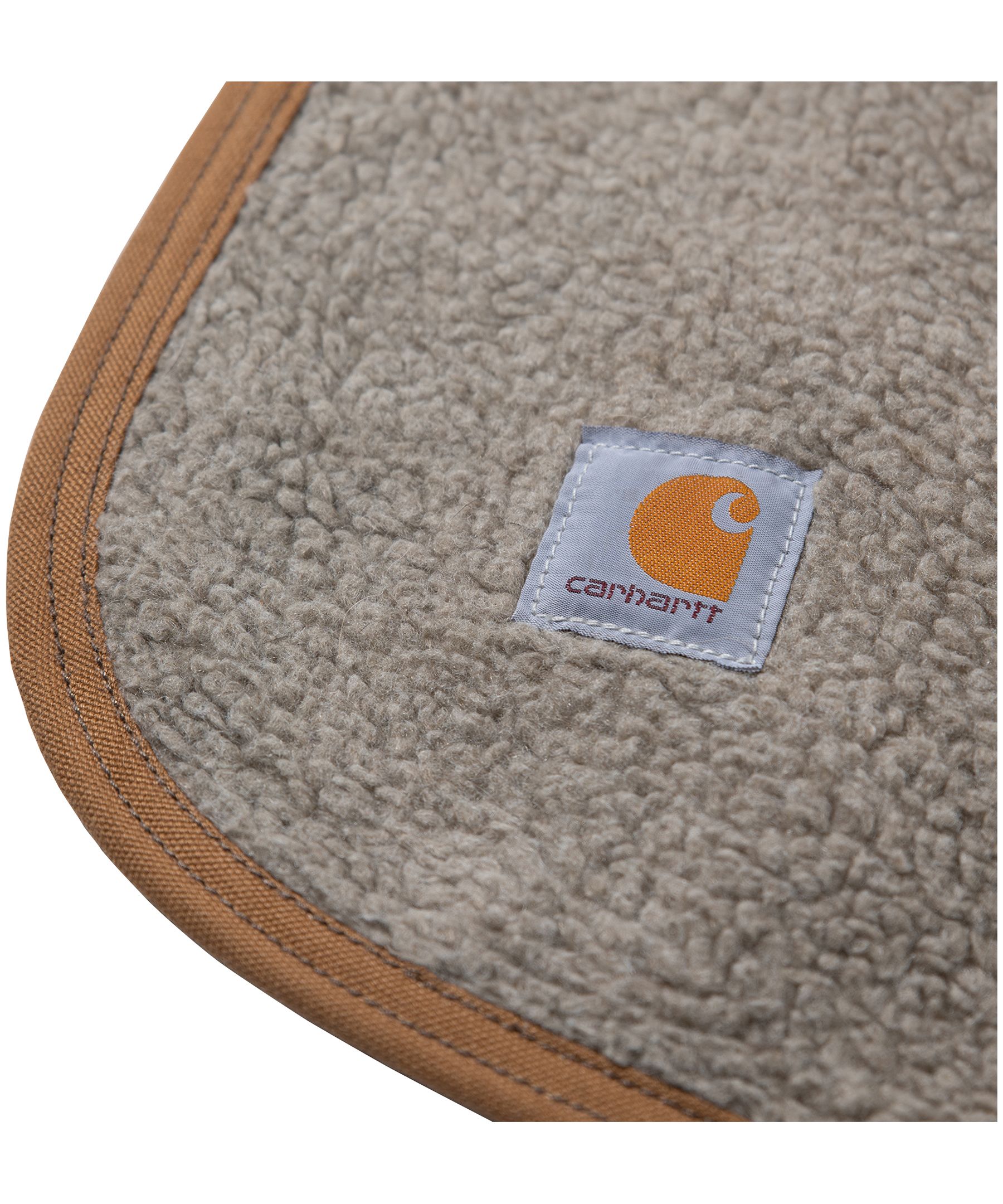 Carhartt Unisex Firm Duck Sherpa-Lined Water Repellent Blanket - Carhartt Brown