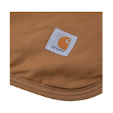 Carhartt Unisex Firm Duck Sherpa-Lined Water Repellent Blanket - Carhartt Brown CloseUp