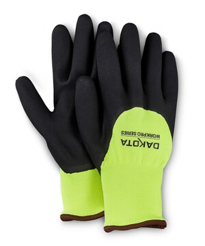 Gants doublés avec revers et enduit aux jointures, Dakota Workpro Series