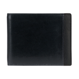Mancini Leather Goods Men's Casablanca RFID Secure Billfold Wallet Brown Front_Flat