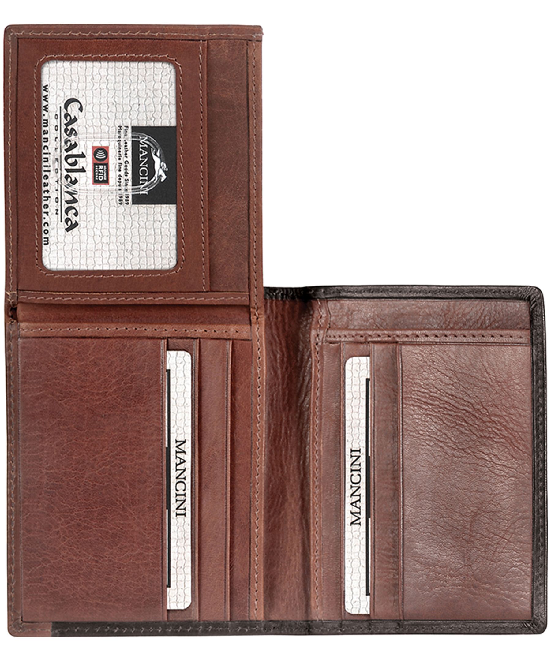 Casablanca Portefeuille Rfid Vertical Avec Volet Pour Hommes