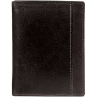 Casablanca Portefeuille Rfid Vertical Avec Volet Pour Hommes Noir Front_Flat