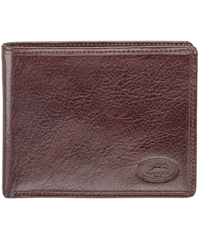 Equestrian Portefeuille Rfid Pour Hommes Avec Porte-Carte Amovible Noir Front_Flat