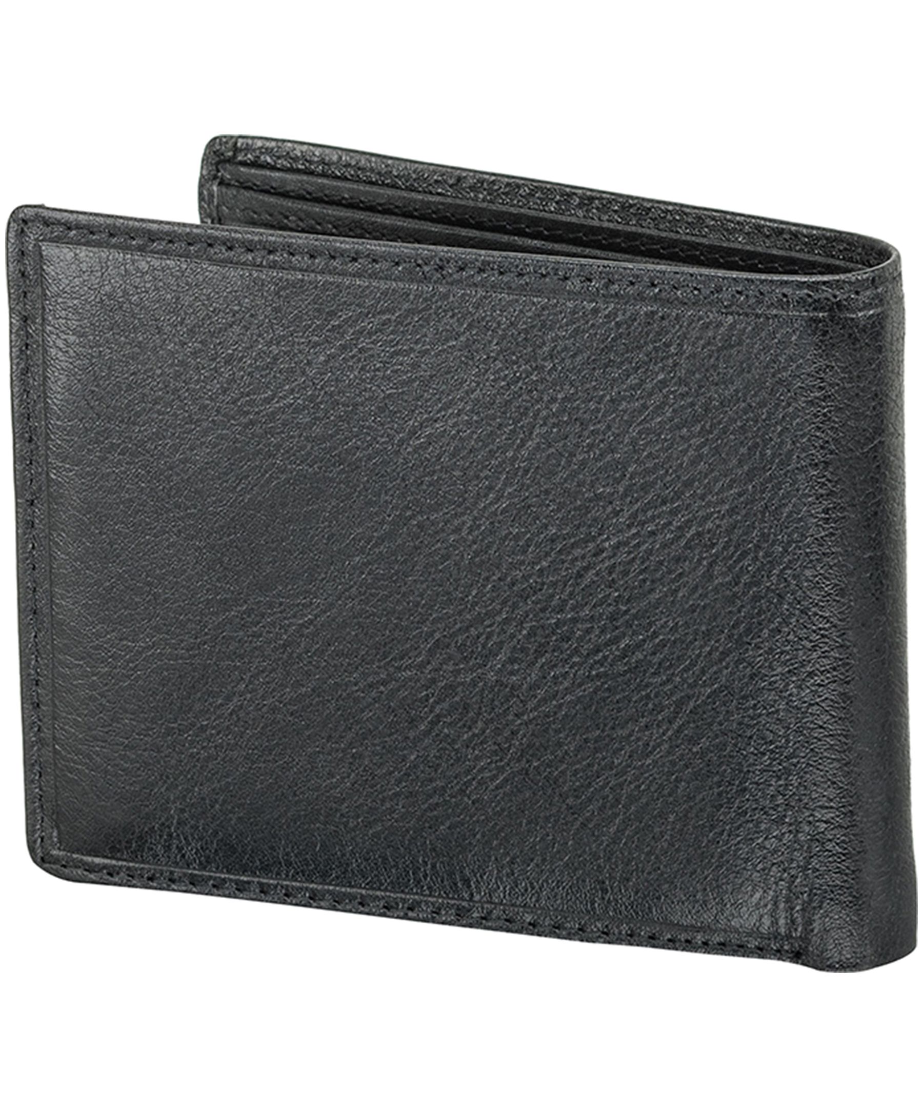 Mancini Leather Goods Men's Equestrian RFID Secure Wallet with Removable Passcase