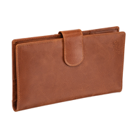 Mancini Leather Goods Unisex Casablanca RFID Secure Passport and Travel Organizer