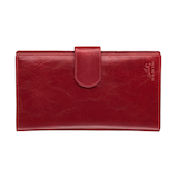Mancini Leather Goods Unisex Casablanca RFID Secure Passport and Travel Organizer Front_Flat